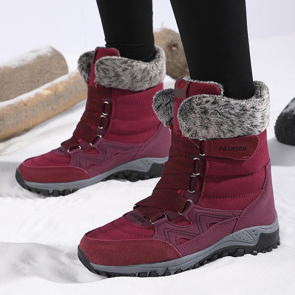 Snow boots winter new high-top velvet thickened cotton boots short boots children s shoes plaorm hiking shoes 42
Snow boots winter new high-top velvet thickened cotton boots short boots children s shoes plaorm hiking shoes 42