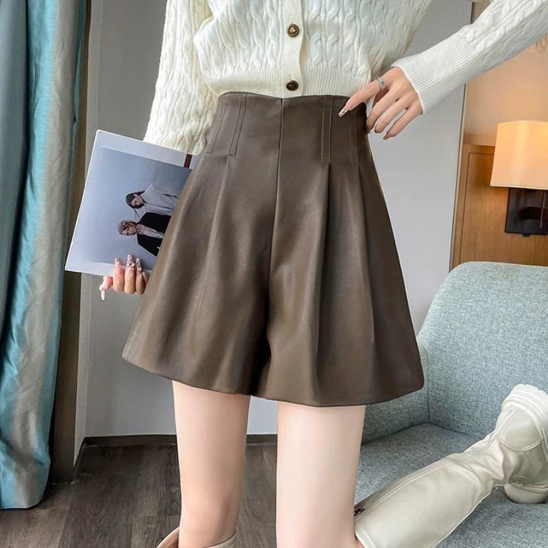 Women s High Waisted A Line Wide Leg Petite Outer Wear Base Pants Coffee Mini PU Leather Shorts Mini Shorts Versatile Slim Fit Hot Pants 4XL
Women s High Waisted A Line Wide Leg Petite Outer Wear Base Pants Coffee Mini PU Leather Shorts Mini Shorts Versatile Slim Fit Hot Pants 4XL