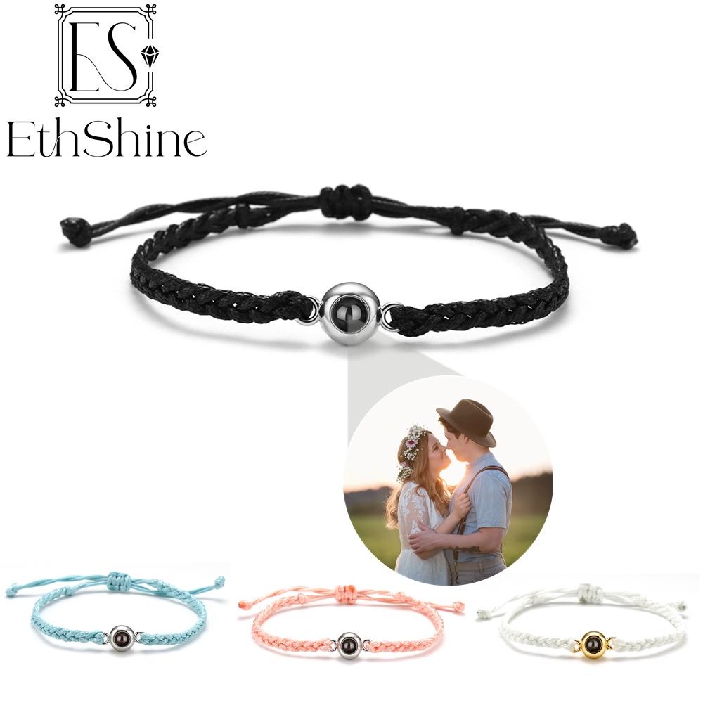 ETHSIHNE Custom Photo Bracelet Personalized Circle Photo Projection Bracelet with Couple Memorial Jewelry Gift for Women
ETHSIHNE Custom Photo Bracelet Personalized Circle Photo Projection Bracelet with Couple Memorial Jewelry Gift for Women
