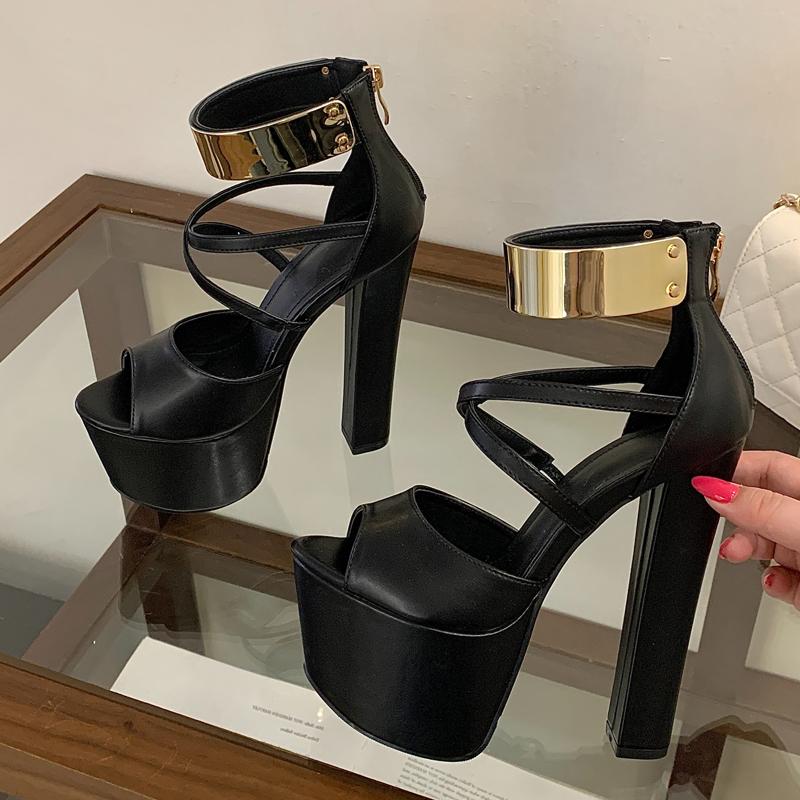 Pesstwei Summer Fashion Nightclub Gold Sequins Thick High Sandals Ultra-high Platform Women Rear Zipper Banquet Party Dress Shoes 35 чёрный
Pesstwei Summer Fashion Nightclub Gold Sequins Thick High Sandals Ultra-high Platform Women Rear Zipper Banquet Party Dress Shoes 35 чёрный