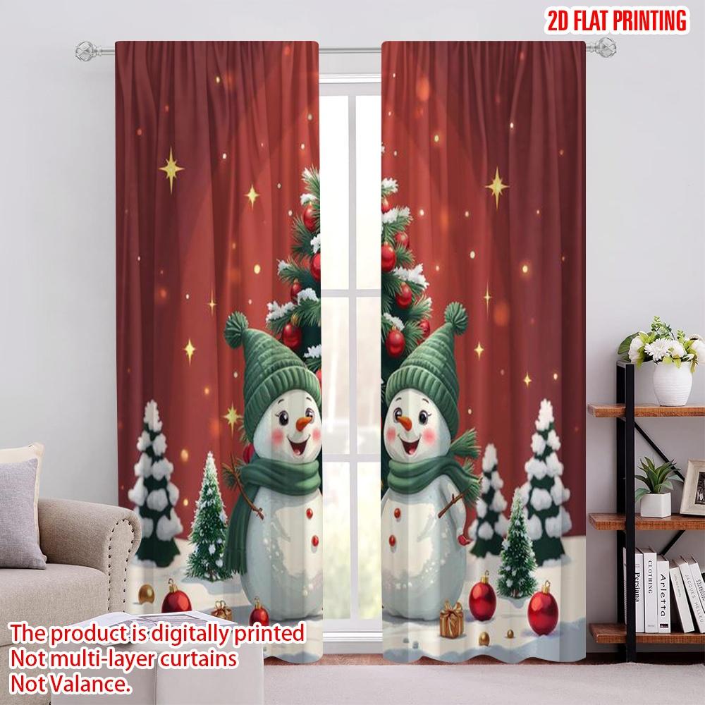 2pcs 2D flat printing Merry Christmas Popular Party Window Curtains Winter Snow Christmas6 Versatile 100% Polyester Without 100*130 Rod Pocket 1pcs
2pcs 2D flat printing Merry Christmas Popular Party Window Curtains Winter Snow Christmas6 Versatile 100% Polyester Without 100*130 Rod Pocket 1pcs