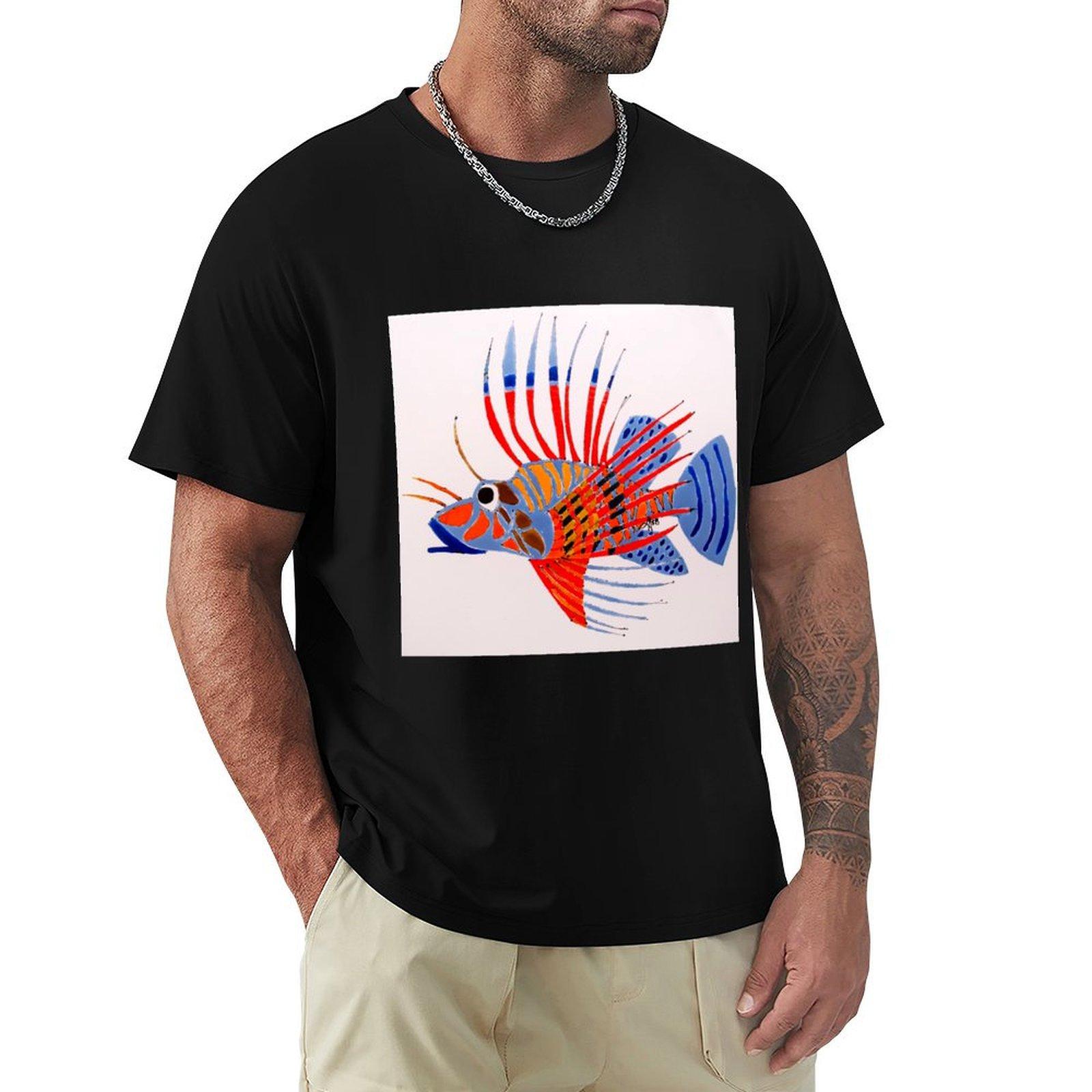 Lion Fish T-Shirt Heavyweights Plain Short Sleeve Tee Vintage T Shirts Men T Shirt 4XL зелений
Lion Fish T-Shirt Heavyweights Plain Short Sleeve Tee Vintage T Shirts Men T Shirt 4XL зелений