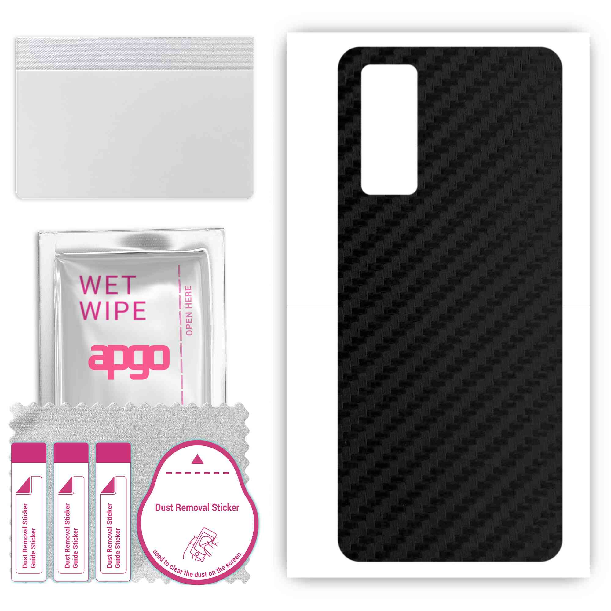 apgo Захисна наклейка для задньої панелі, сумісна з ZTE Axon 20 5G Extreme, Wrap Film, Foil, Vinyl - Pattern Carbon Black
apgo Захисна наклейка для задньої панелі, сумісна з ZTE Axon 20 5G Extreme, Wrap Film, Foil, Vinyl - Pattern Carbon Black
