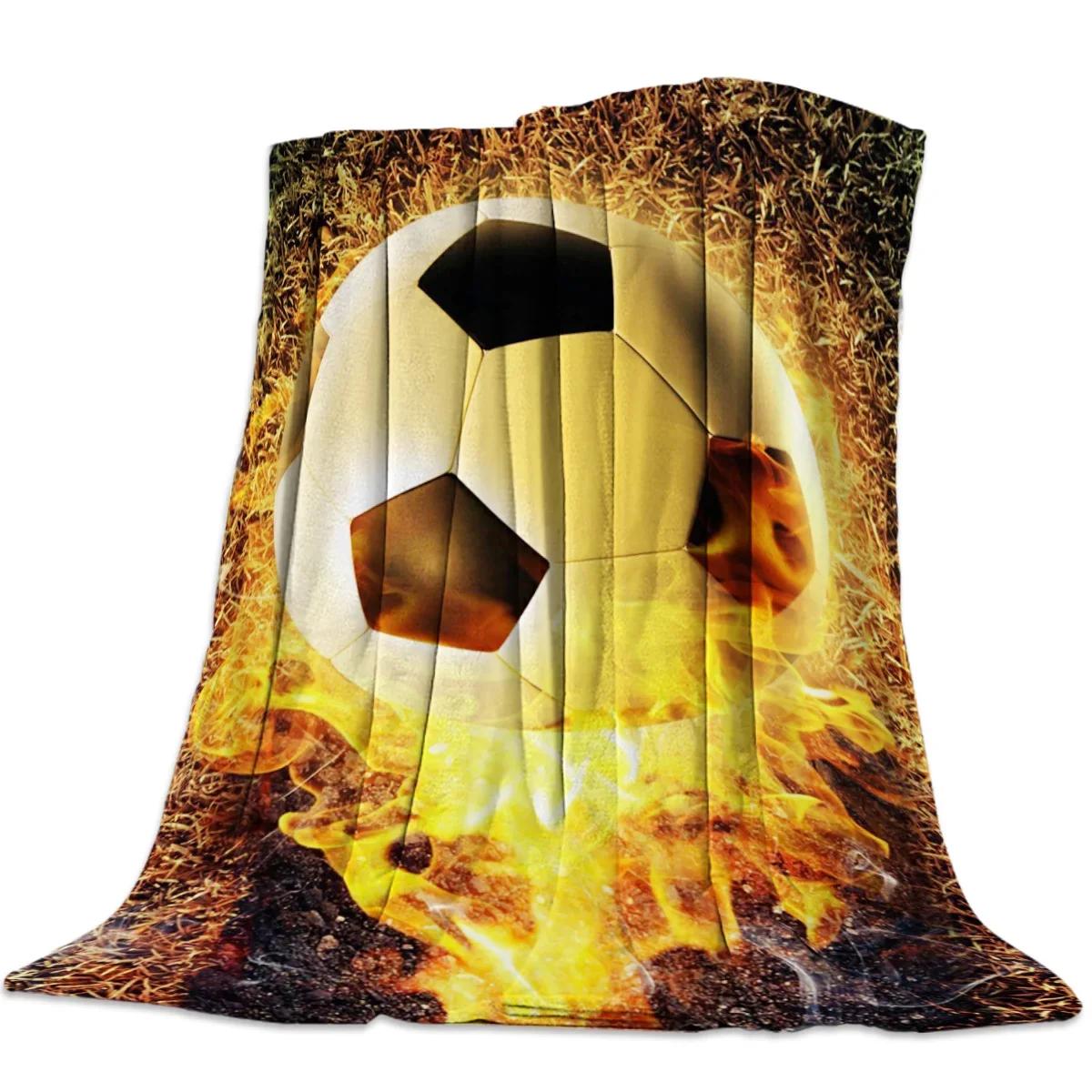Soccer Ball Sport Football Print Blankets Coverlet Throw Cover Fleece Comfort Warm Flannel Blanket for Indoor Couch Home Decor 80x120cm
Soccer Ball Sport Football Print Blankets Coverlet Throw Cover Fleece Comfort Warm Flannel Blanket for Indoor Couch Home Decor 80x120cm