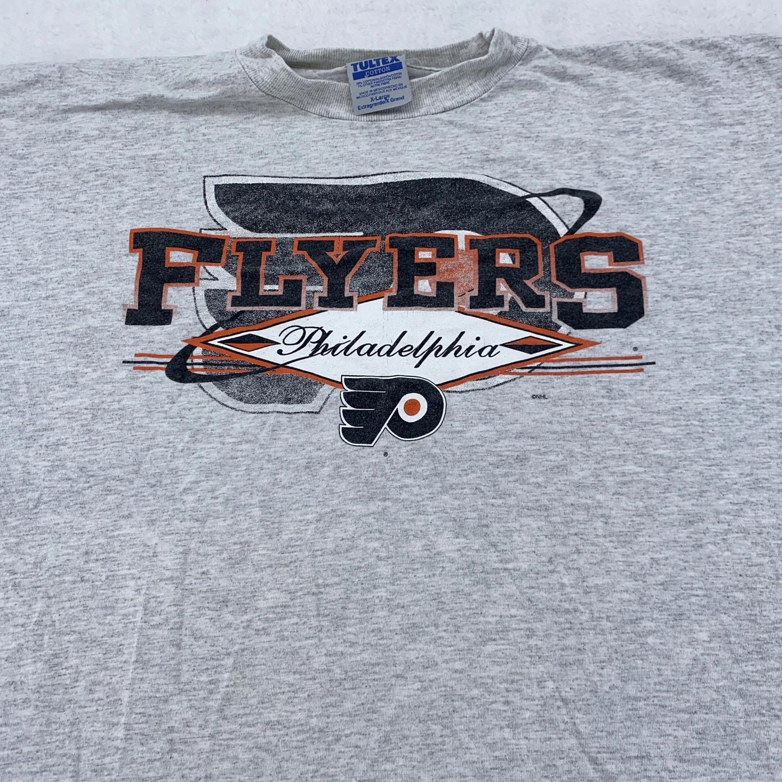 Vintage Philadelphia Flyers Shirt Mens L/XL NHL Hockey Tultex 90s Tee T-Shirt 3XL
Vintage Philadelphia Flyers Shirt Mens L/XL NHL Hockey Tultex 90s Tee T-Shirt 3XL