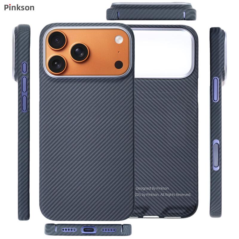 Чехол для телефона Pinkson из арамидного волокна для серии Apple iPhone 17 и Air iPhone 17 Pro Max
Чехол для телефона Pinkson из арамидного волокна для серии Apple iPhone 17 и Air iPhone 17 Pro Max