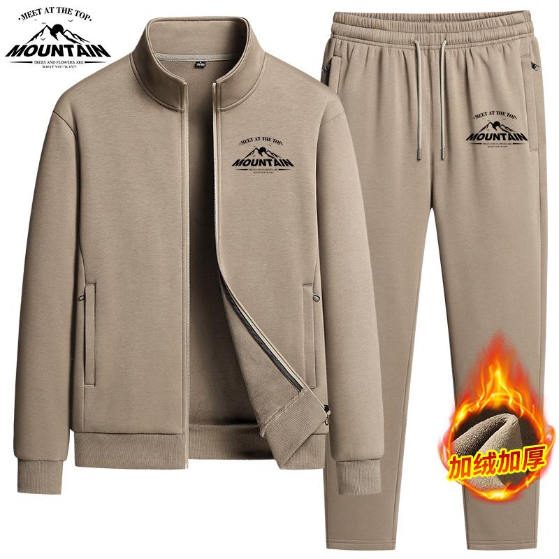 Men Sportswear Suit Male Winter Warm Outerwear Two-piece Fleece Tracksuit Thick Sweatshirt + Pants Cotton Suit 3XL
Men Sportswear Suit Male Winter Warm Outerwear Two-piece Fleece Tracksuit Thick Sweatshirt + Pants Cotton Suit 3XL