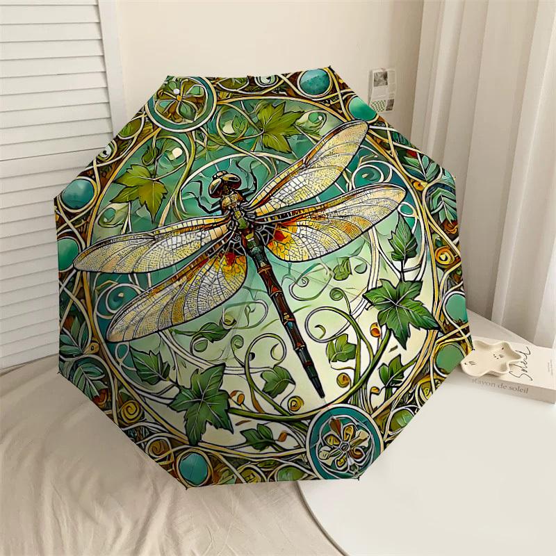 1PC Dragonfly Art Nouveau Umbrella-8-Rib Reinforced, Automatic Open, Lightweight & Durable, Cute Fashion Accessory for Outdoor-P52
1PC Dragonfly Art Nouveau Umbrella-8-Rib Reinforced, Automatic Open, Lightweight & Durable, Cute Fashion Accessory for Outdoor-P52