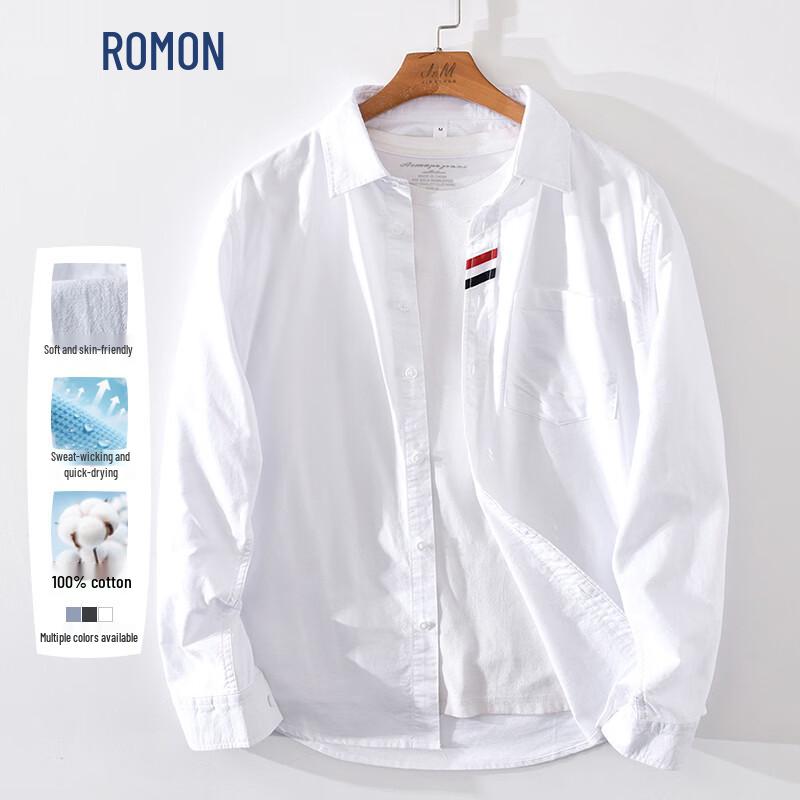 ROMON Men s Japanese Style Oxford Long-Sleeve Shirt 3XL
ROMON Men s Japanese Style Oxford Long-Sleeve Shirt 3XL