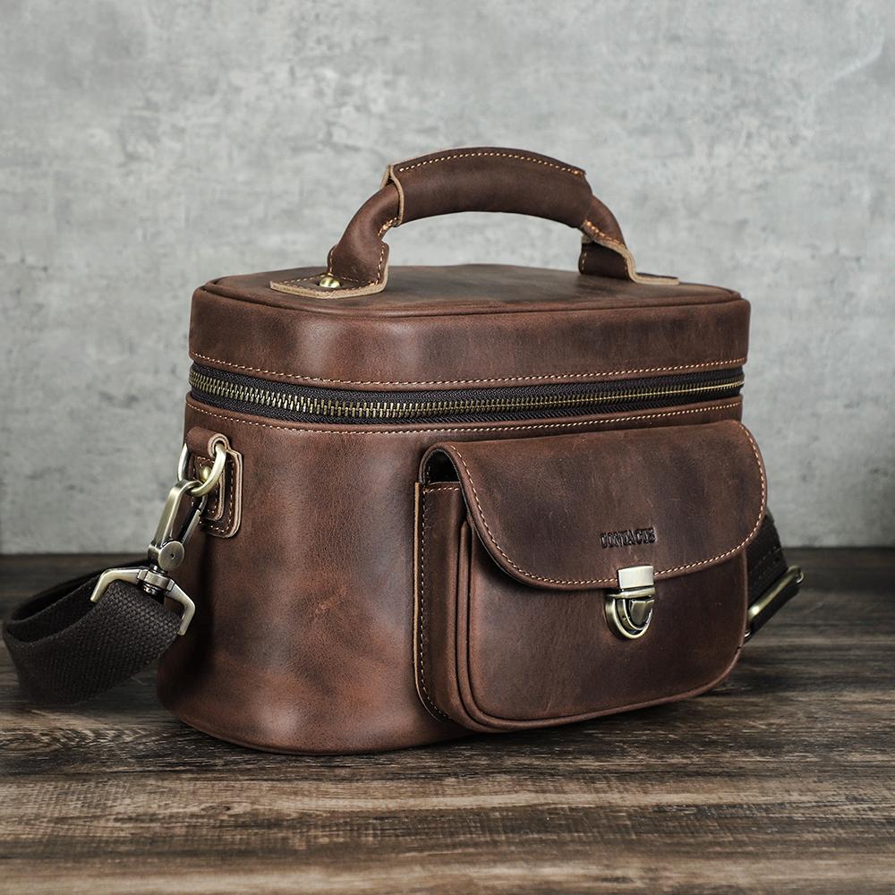 Vintage Genuine Leather Crossbody Camera Bag Shoulder Case Multi functional Photography Bag for DSLR and Mirrorless Cameras кавовий
Vintage Genuine Leather Crossbody Camera Bag Shoulder Case Multi functional Photography Bag for DSLR and Mirrorless Cameras кавовий