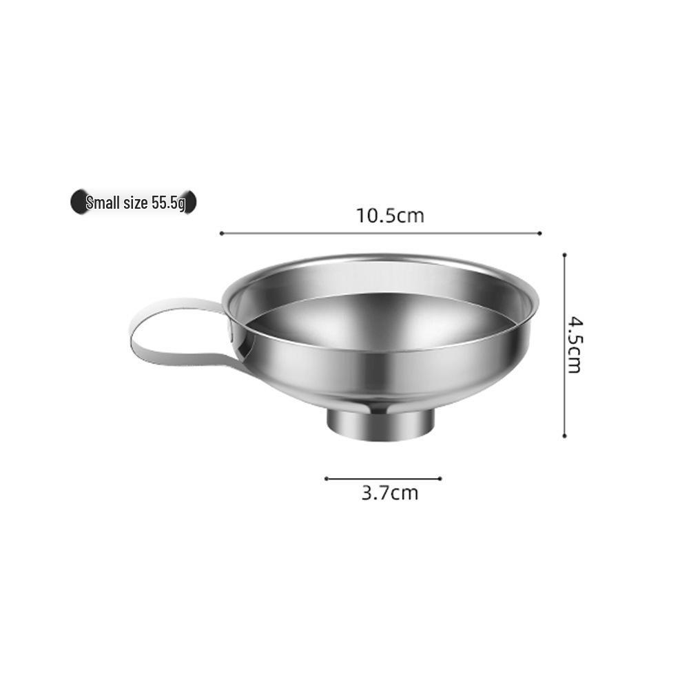 Stainless Steel Wide Mouth Multifunctional Funnel for Salad Dressing, Jam, and Oil
Stainless Steel Wide Mouth Multifunctional Funnel for Salad Dressing, Jam, and Oil