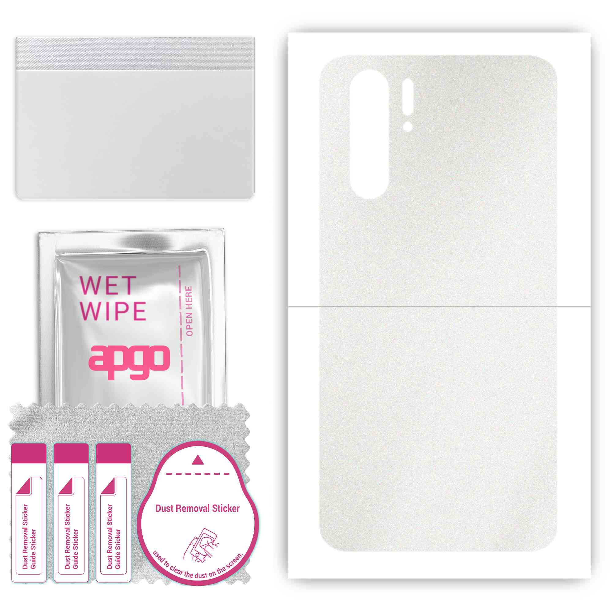 Apgo Protective Skin Sticker для задньої панелі, сумісний з Huawei P30 Pro New Edition, Wrap Film, Foil, Vinyl - Pattern Matte Transparent
Apgo Protective Skin Sticker для задньої панелі, сумісний з Huawei P30 Pro New Edition, Wrap Film, Foil, Vinyl - Pattern Matte Transparent