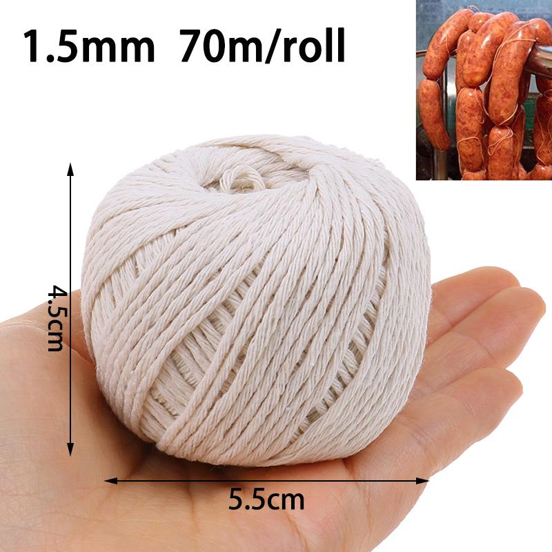 2mm 100m Thick Butchers String Cotton Twine Meat Prep Trussing Turkey Barbecue Strings Meat Sausage Tie Rope Cord 100 Meters
2mm 100m Thick Butchers String Cotton Twine Meat Prep Trussing Turkey Barbecue Strings Meat Sausage Tie Rope Cord 100 Meters