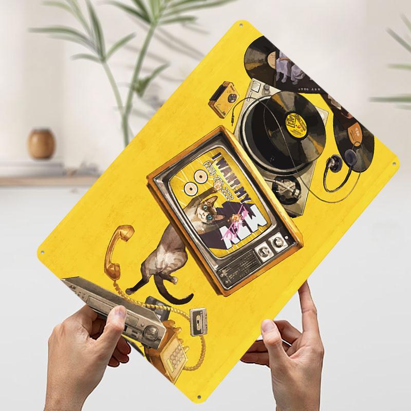 Retro Tech Cat Tinplate Poster Customized Wall Art Vintage Retro Metal Signs for Interior Decoration Living Room Decor Men Home 7.9x11.8In(20x30cm)
Retro Tech Cat Tinplate Poster Customized Wall Art Vintage Retro Metal Signs for Interior Decoration Living Room Decor Men Home 7.9x11.8In(20x30cm)