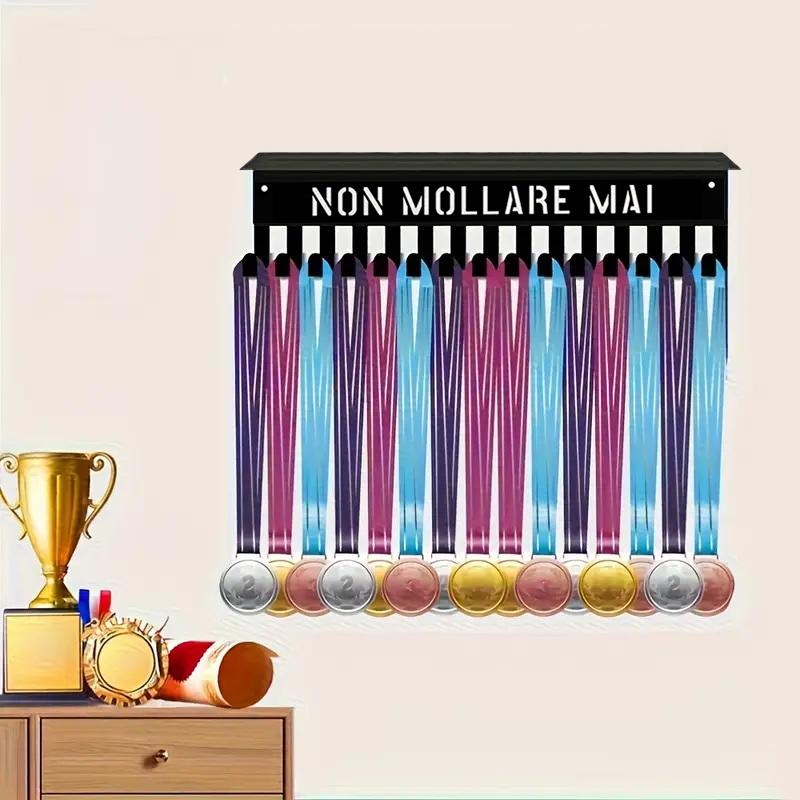 Сверхпрочная металлическая подставка для трофеев, медалей, наград, крючки для медалей, настенный органайзер, держатель для хранения медалей, дисплей, декор для дома, офиса A
Сверхпрочная металлическая подставка для трофеев, медалей, наград, крючки для медалей, настенный органайзер, держатель для хранения медалей, дисплей, декор для дома, офиса A