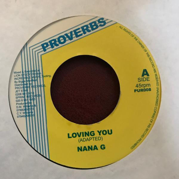 7-дюймовая пластинка NANA G Loving You PUR008 Proverbs Reggae Ska Dub Б/у
7-дюймовая пластинка NANA G Loving You PUR008 Proverbs Reggae Ska Dub Б/у