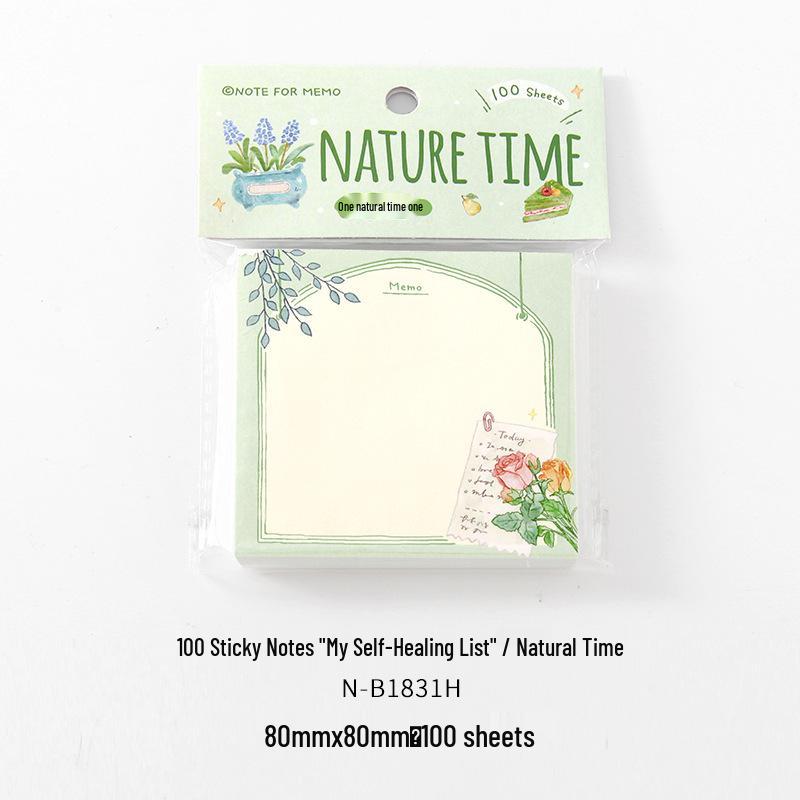 Light Retro Self-Healing Sticky Notes: 100 Memo Sheets for Students
Light Retro Self-Healing Sticky Notes: 100 Memo Sheets for Students