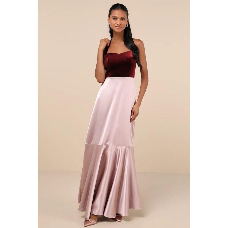 Темпераментное вечернее платье в французском стиле с халтером, открытой спиной и юбкой «рыбий хвост», для ежегодной вечеринки, праздника, дня рождения, банкета, макси-платье Burgundy with Champagne XL
Темпераментное вечернее платье в французском стиле с халтером, открытой спиной и юбкой «рыбий хвост», для ежегодной вечеринки, праздника, дня рождения, банкета, макси-платье Burgundy with Champagne XL