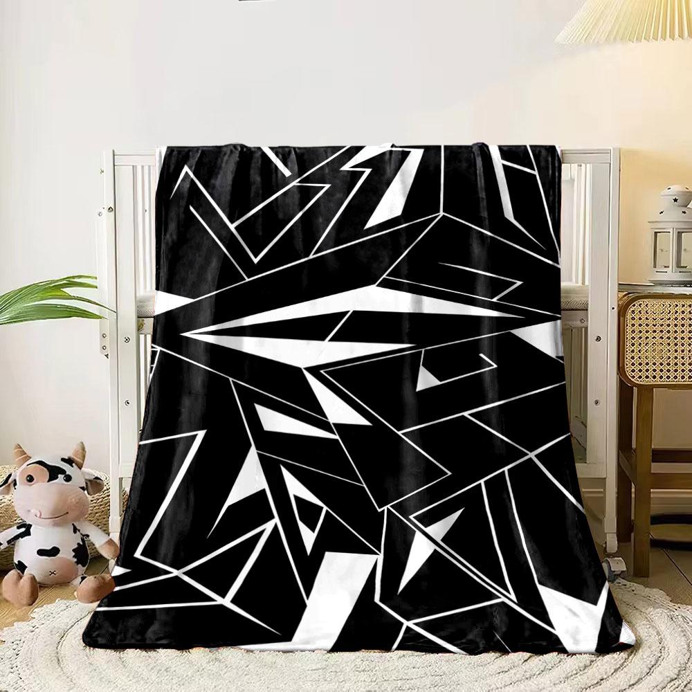 Abstract black and white geometric pattern with sharp angular shapes. for all seasons blanket lunch break throw gift 80cm x 120cm
Abstract black and white geometric pattern with sharp angular shapes. for all seasons blanket lunch break throw gift 80cm x 120cm