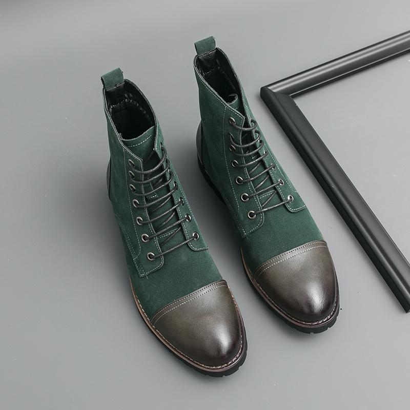 Men s Business High Top Boots Chelsea Boots Fashionable and Versatile Trendy Street Style Comfortable Soft Sole Non slip Design Fashion Style Daily We 45
Men s Business High Top Boots Chelsea Boots Fashionable and Versatile Trendy Street Style Comfortable Soft Sole Non slip Design Fashion Style Daily We 45
