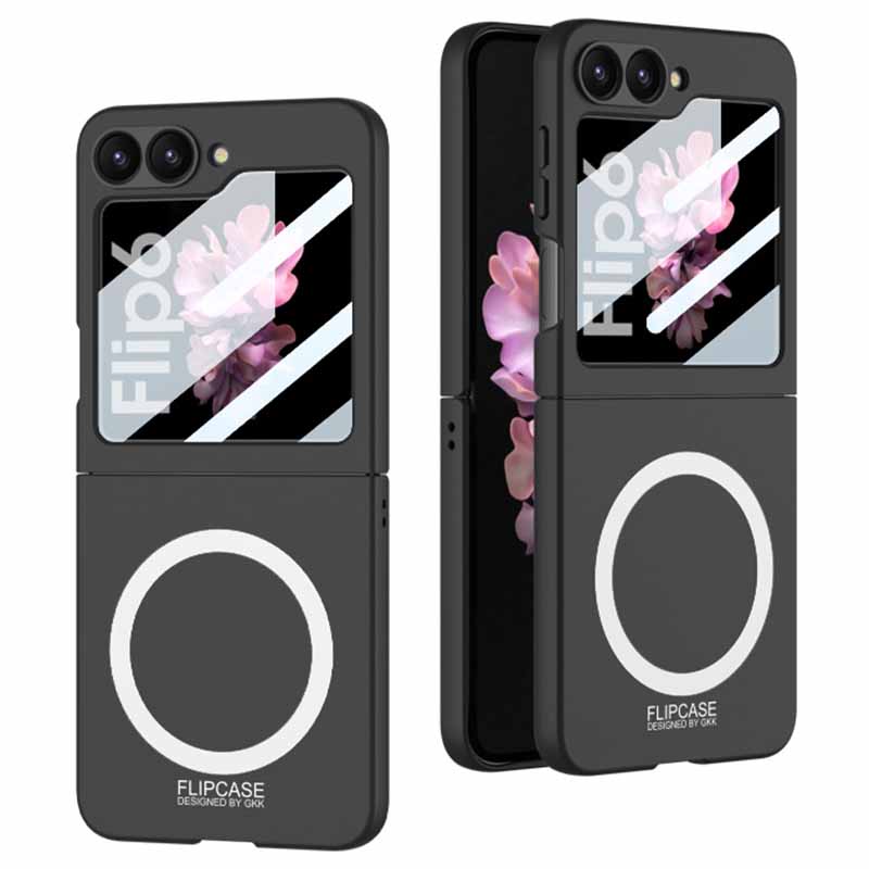 GKK For Samsung Galaxy Z Flip6 5G Case Compatible with MagSafe PC Phone Cover with Screen Film Black
GKK For Samsung Galaxy Z Flip6 5G Case Compatible with MagSafe PC Phone Cover with Screen Film Black