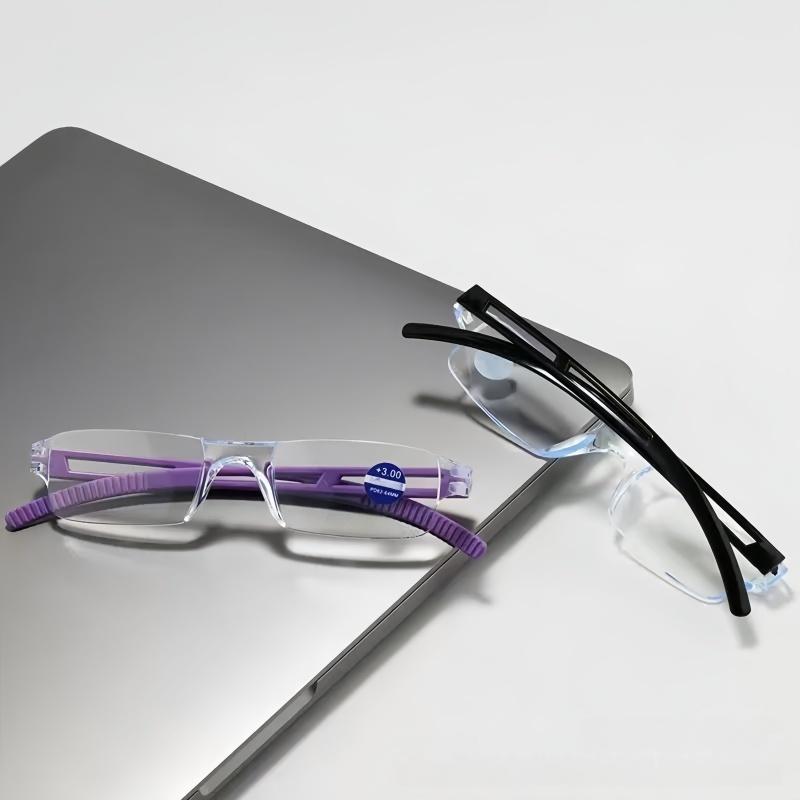 2pcs European and American fashionable reading glasses, lightweight anti blue light and anti eye fatigue reader, suitable for bo +200
2pcs European and American fashionable reading glasses, lightweight anti blue light and anti eye fatigue reader, suitable for bo +200