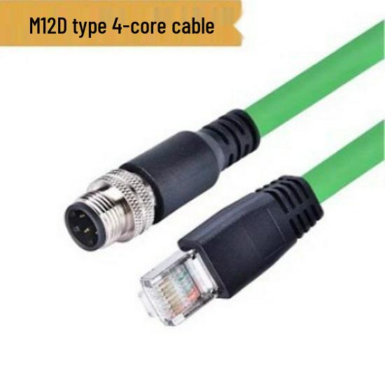 M12 4-контактний тип A/D X до RJ45 Промисловий Cat6 Гігабітний мережевий кабель з подвійним екрануванням 4-pin D Female + RJ45
M12 4-контактний тип A/D X до RJ45 Промисловий Cat6 Гігабітний мережевий кабель з подвійним екрануванням 4-pin D Female + RJ45