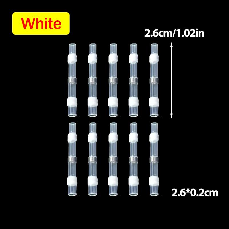 Heat-Shrink Wire Terminals Waterproof Solder Seal Butt Connector Kit with Heat Shrink Tube Electrical Wiring Cable Connectiors 10PCS білий
Heat-Shrink Wire Terminals Waterproof Solder Seal Butt Connector Kit with Heat Shrink Tube Electrical Wiring Cable Connectiors 10PCS білий