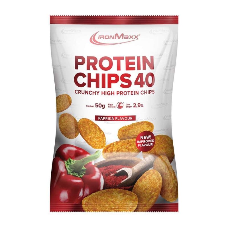IronMaxx Protein Chips 10 x 50g Paprika
IronMaxx Protein Chips 10 x 50g Paprika