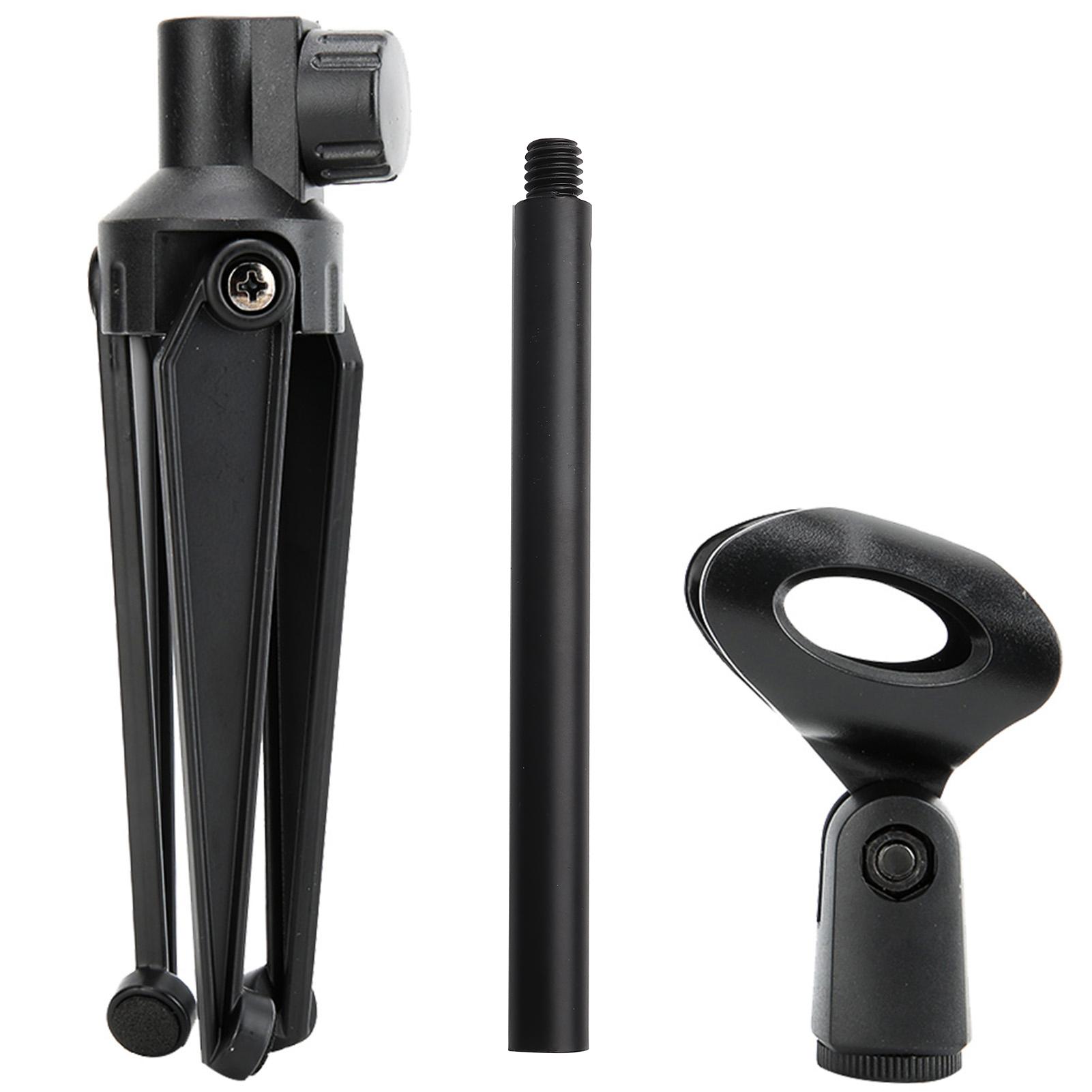 Durable ABS Table Tripod Stand Adjustable Desktop Mic Clamp Clip Holder for Microphone
Durable ABS Table Tripod Stand Adjustable Desktop Mic Clamp Clip Holder for Microphone