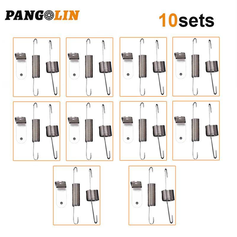 10 Set/ 30Pcs Chrome Throttle Return Bracket & Dual Springs Kit for SBC BBC Chevy Ford 302 350 Mopar Engine Replacement Parts
10 Set/ 30Pcs Chrome Throttle Return Bracket & Dual Springs Kit for SBC BBC Chevy Ford 302 350 Mopar Engine Replacement Parts