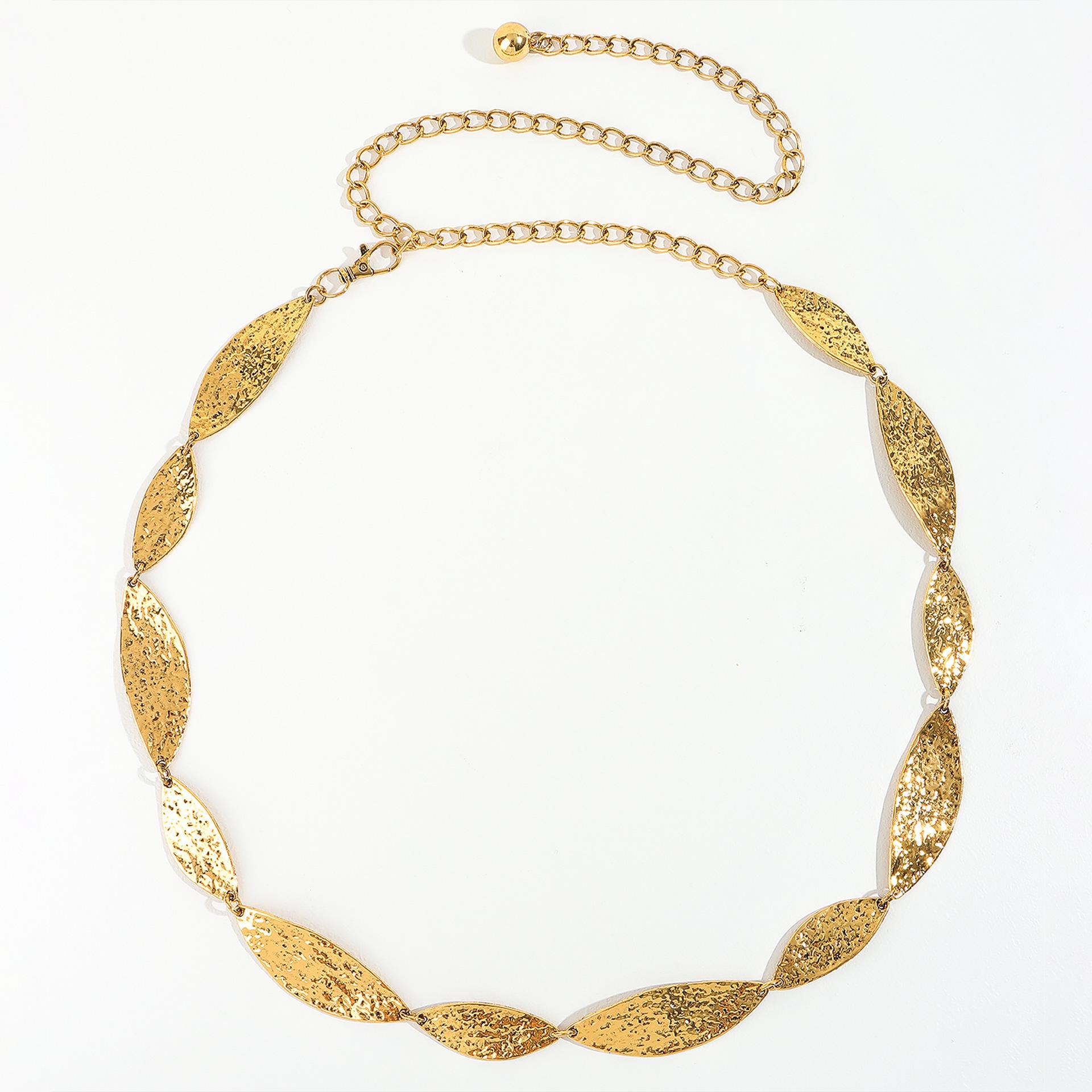 Women s Retro Metal Waist Chain with Leaf Splice
Women s Retro Metal Waist Chain with Leaf Splice