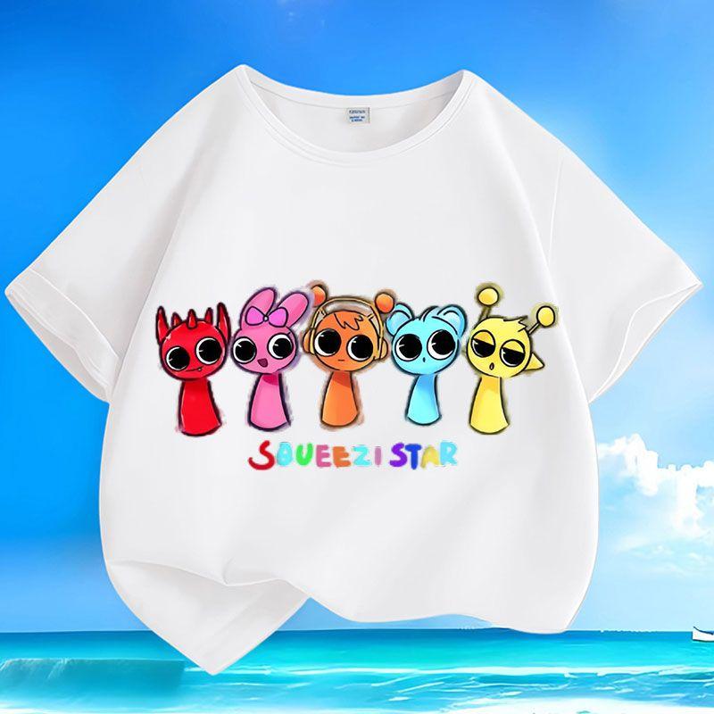 Girls Loose and Cute Rhythm Box Top for Summer Children s Casual Short-sleeved Pure Cotton T-shirt 100
Girls Loose and Cute Rhythm Box Top for Summer Children s Casual Short-sleeved Pure Cotton T-shirt 100