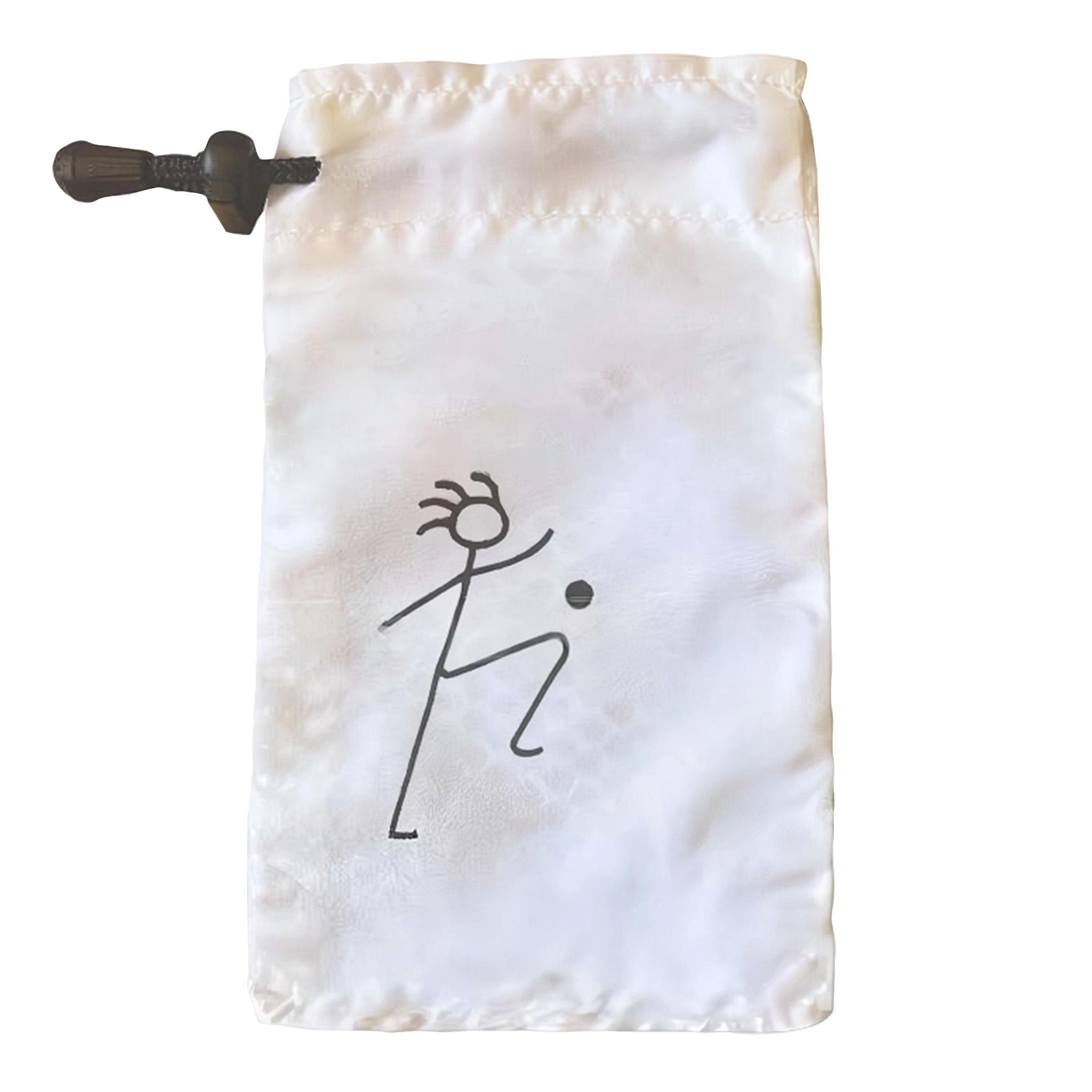 Drawstring Storage Bag with Stick Figure Print Lightweight Durable Fabric Pouch for Small Item Organization and Travel Use One Size білий
Drawstring Storage Bag with Stick Figure Print Lightweight Durable Fabric Pouch for Small Item Organization and Travel Use One Size білий