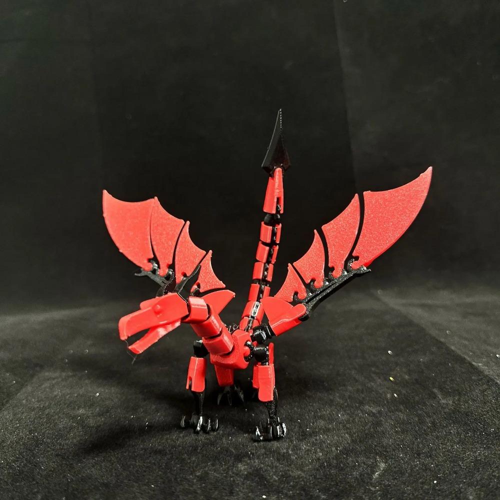 3D-печатный подвижный летающий дракон с несколькими суставами Сборка Настольное украшение гостиная Дом Офис Поделка Печатные Рождественские подарки AS picture
3D-печатный подвижный летающий дракон с несколькими суставами Сборка Настольное украшение гостиная Дом Офис Поделка Печатные Рождественские подарки AS picture