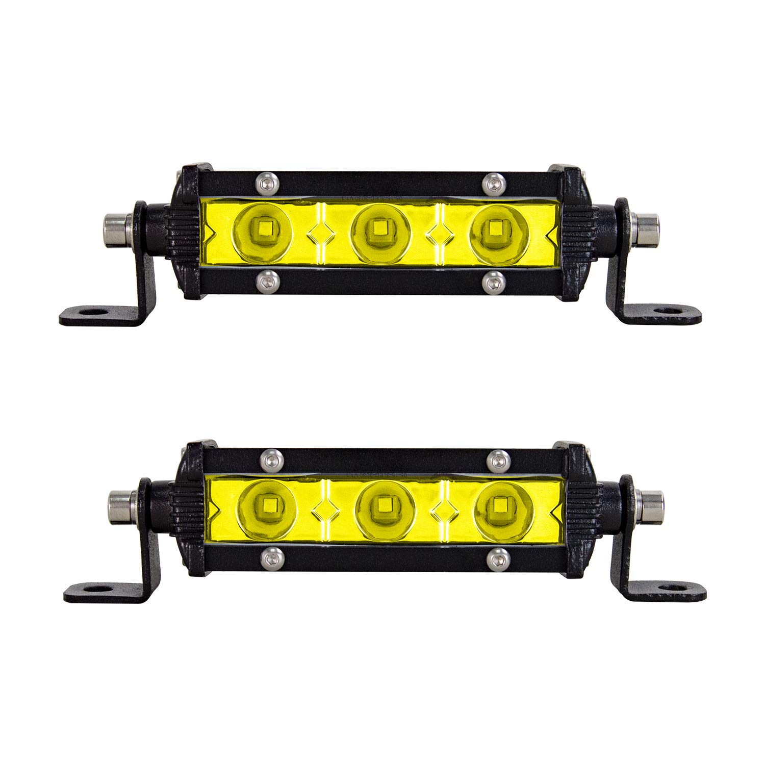 Willpower 5 15W LED Light Bar Single Row LED Work Light 12V 24V Narrow Angle LED Work Light IP67 High Brightness 3000K Yellow Off-Road (2pcs)
Willpower 5 15W LED Light Bar Single Row LED Work Light 12V 24V Narrow Angle LED Work Light IP67 High Brightness 3000K Yellow Off-Road (2pcs)