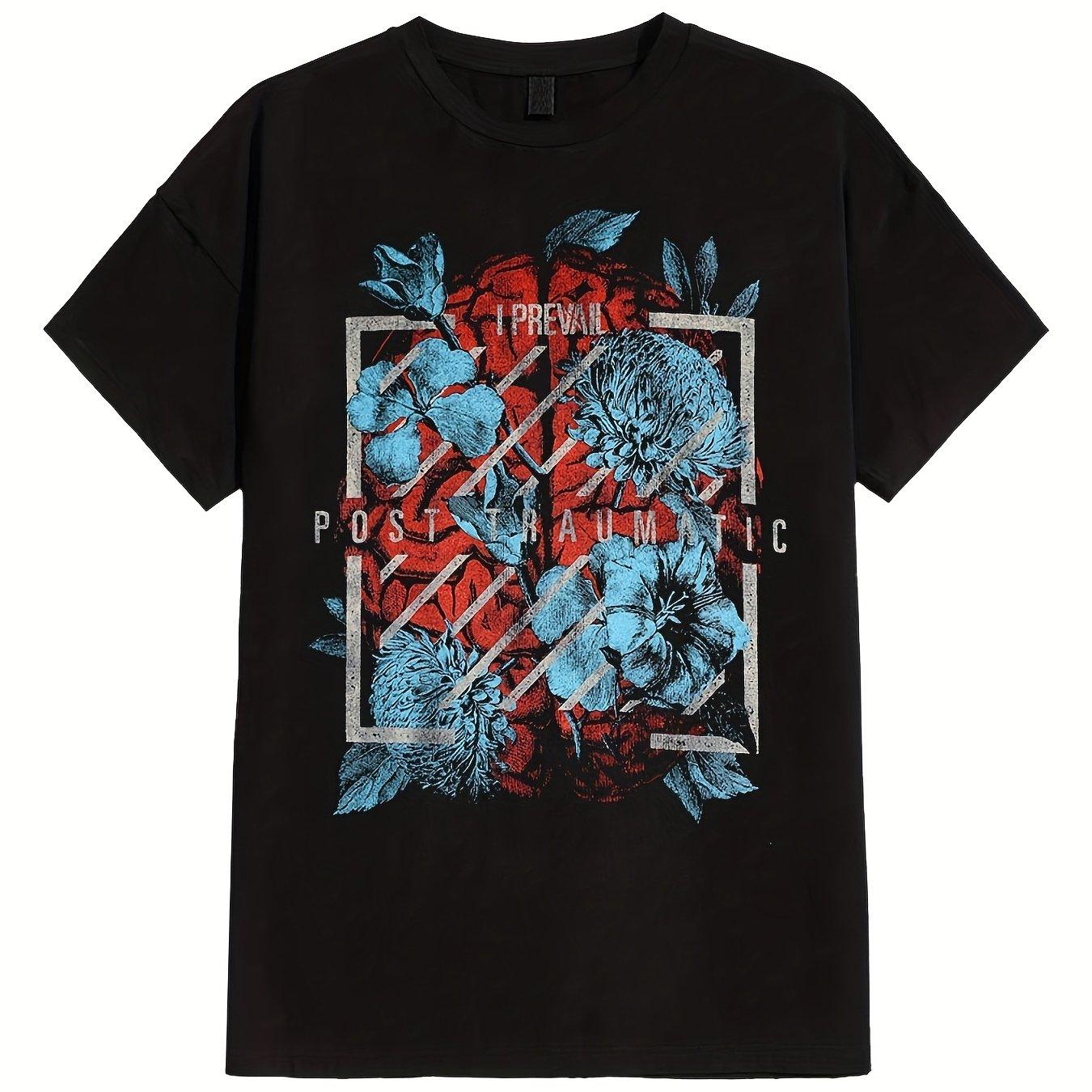 I Prevail Brain Flowers Comfortable Men S Round Neck Short Sleeves T-shirt 180g Men s T-Shirt Black Casual Crew Neck Cotton Tee 4XL
I Prevail Brain Flowers Comfortable Men S Round Neck Short Sleeves T-shirt 180g Men s T-Shirt Black Casual Crew Neck Cotton Tee 4XL