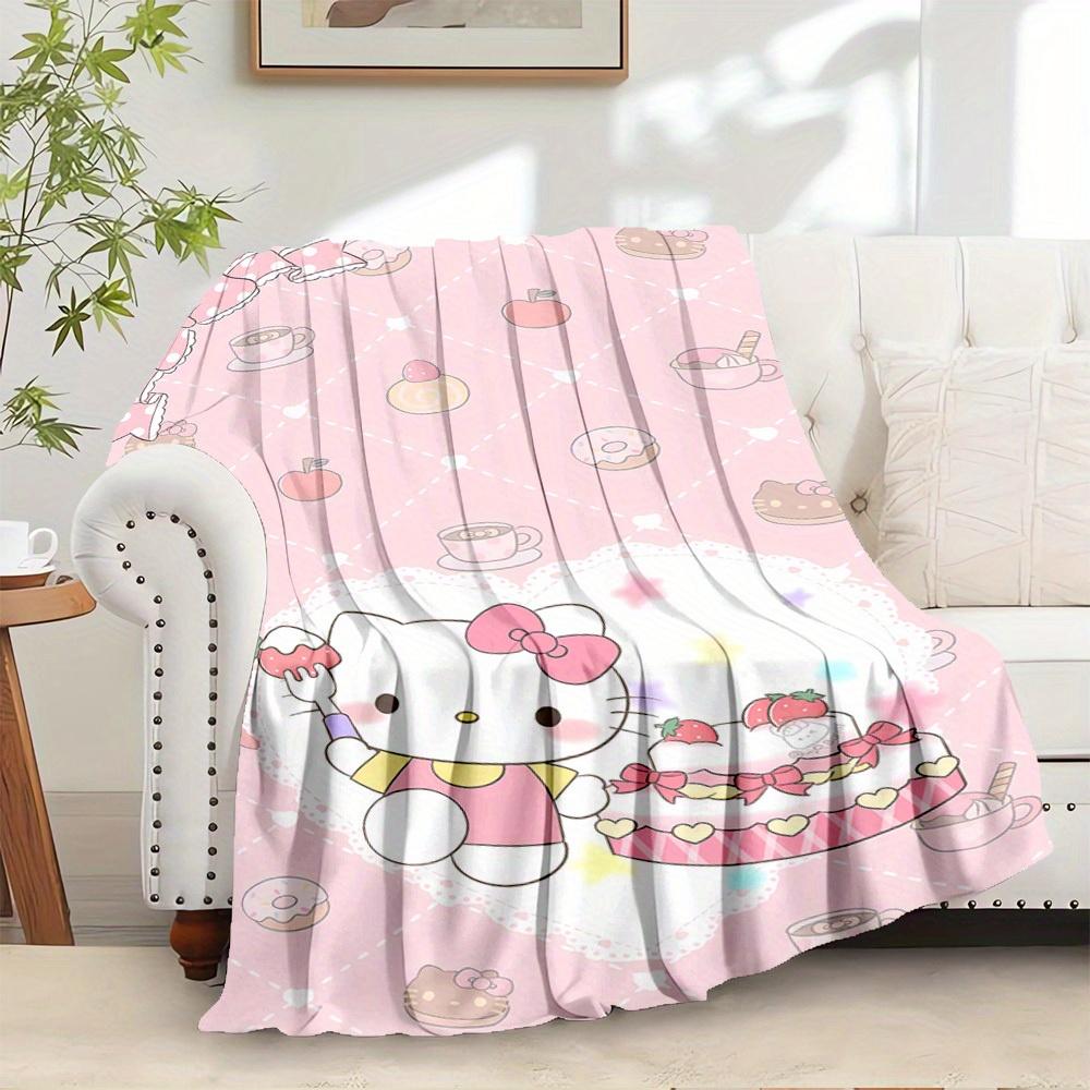 1pc Hello Kitty cute cartoon pink background pattern blanket - Home decor blanket, can be used in all seasons, soft and comfortable, machine 130x150cm
1pc Hello Kitty cute cartoon pink background pattern blanket - Home decor blanket, can be used in all seasons, soft and comfortable, machine 130x150cm