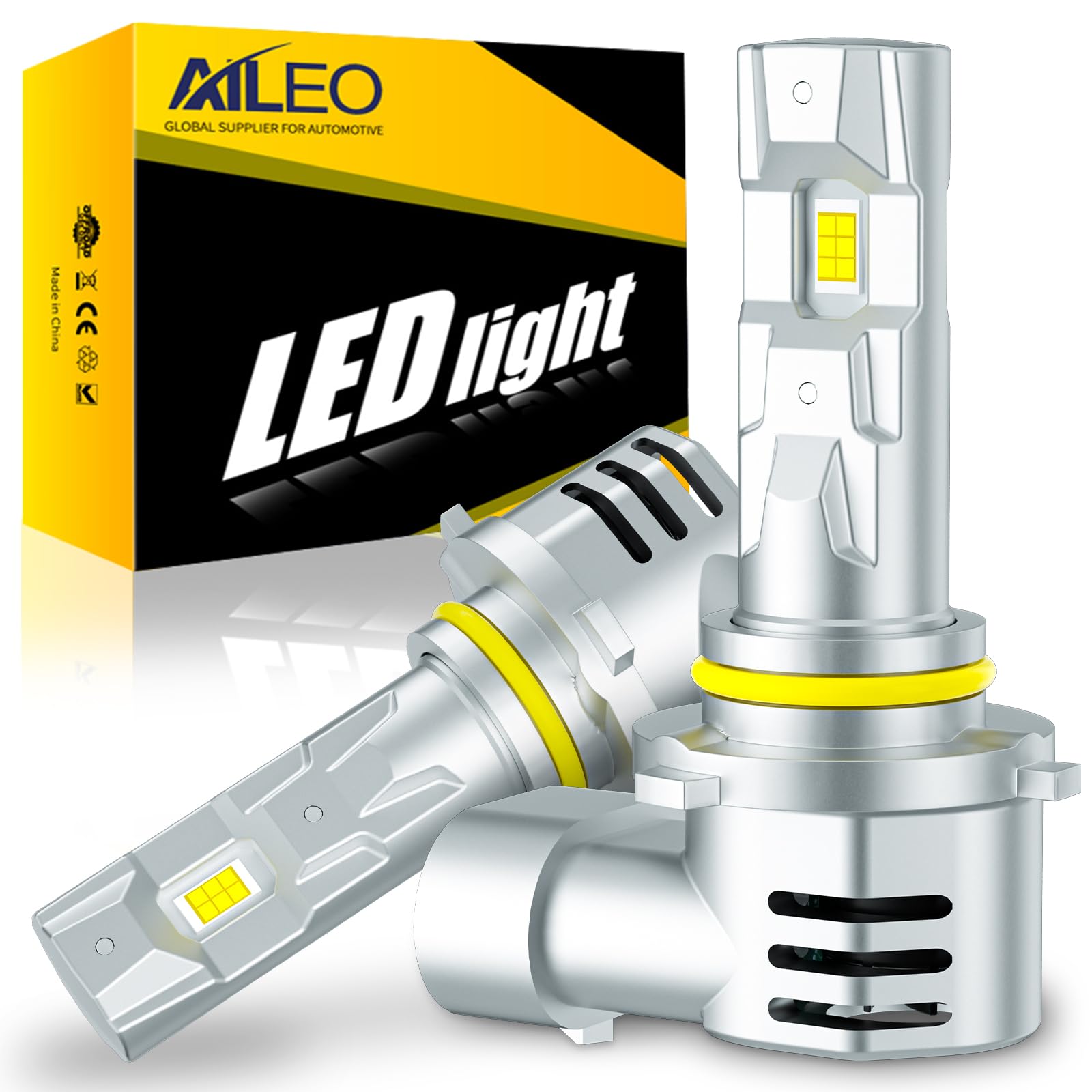 AILEO HB3 LED Headlights for New Vehicle Inspection LED Super Bright LED Compatible with Vehicles and EV 6500K Integrated Pack of 2 Cars, Compliant, белый
AILEO HB3 LED Headlights for New Vehicle Inspection LED Super Bright LED Compatible with Vehicles and EV 6500K Integrated Pack of 2 Cars, Compliant, белый