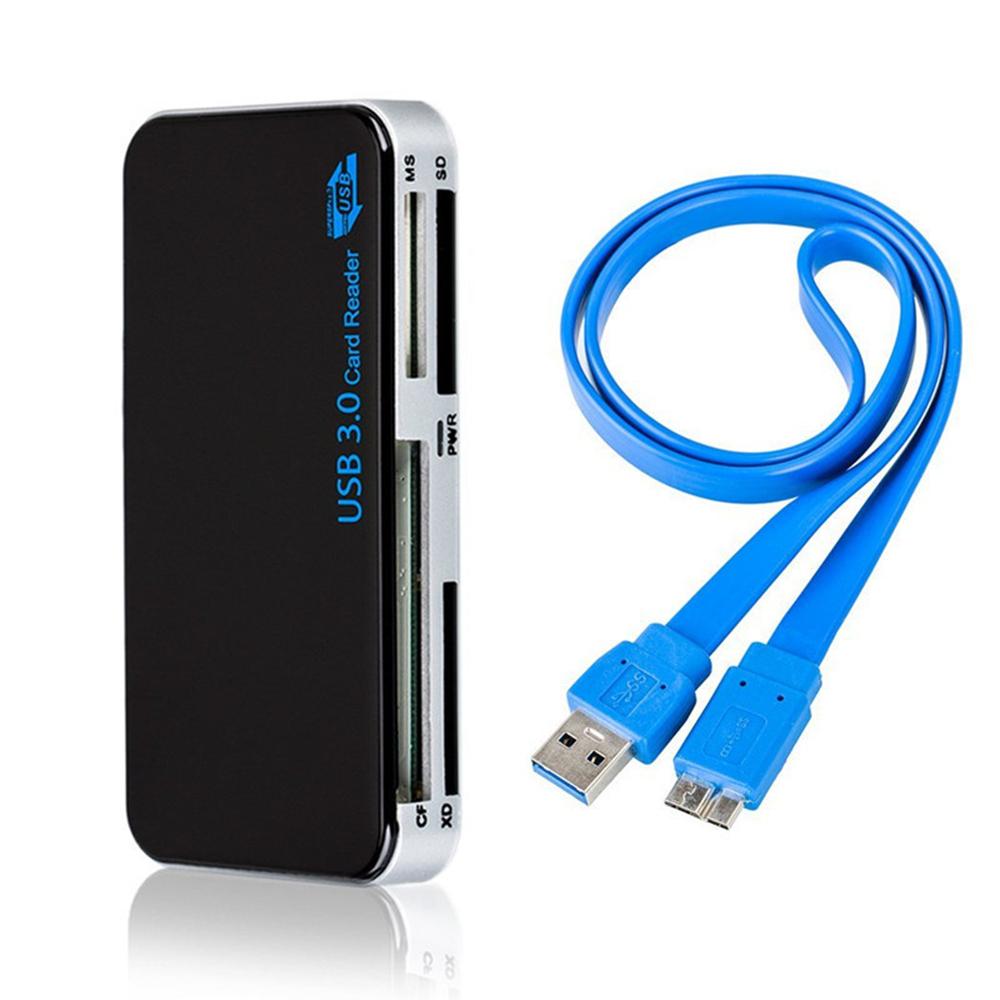 Адаптер для чтения карт памяти USB 3.0, Высокоскоростная передача данных 5 Гбит/с, для карт SD, XD, CF, M2, MS, TF
Адаптер для чтения карт памяти USB 3.0, Высокоскоростная передача данных 5 Гбит/с, для карт SD, XD, CF, M2, MS, TF