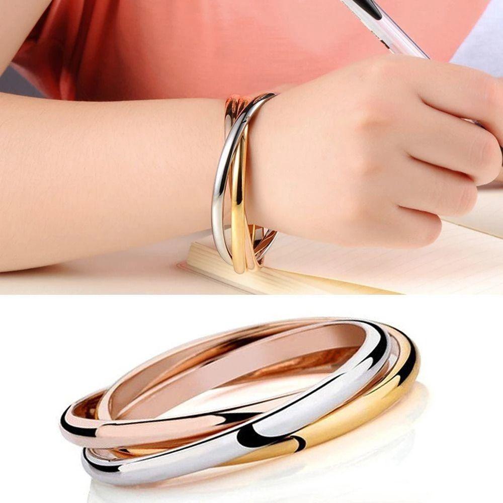 Gift Couple Bangles Korean Style Jewelry Accessories Women Bracelet Bangles Sets Simple Pulseras 3pcs/set
Gift Couple Bangles Korean Style Jewelry Accessories Women Bracelet Bangles Sets Simple Pulseras 3pcs/set
