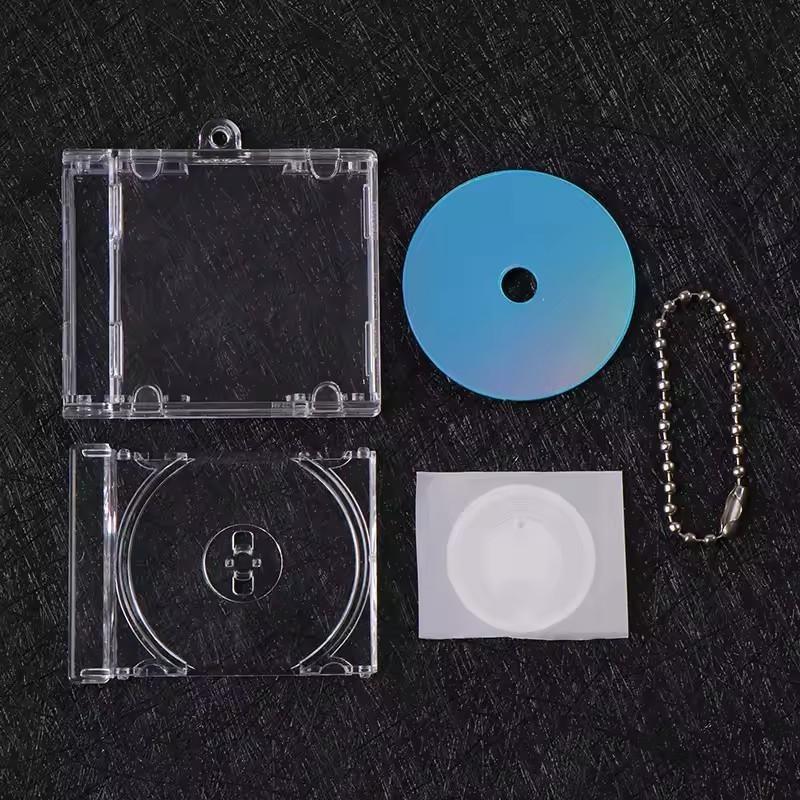 1/10pcs Clear Peripheral Commemorative Album Blank Mini CD Case Pendant For DIY Keychains Backpack Hanging Decoration Keyrings 1 set
1/10pcs Clear Peripheral Commemorative Album Blank Mini CD Case Pendant For DIY Keychains Backpack Hanging Decoration Keyrings 1 set