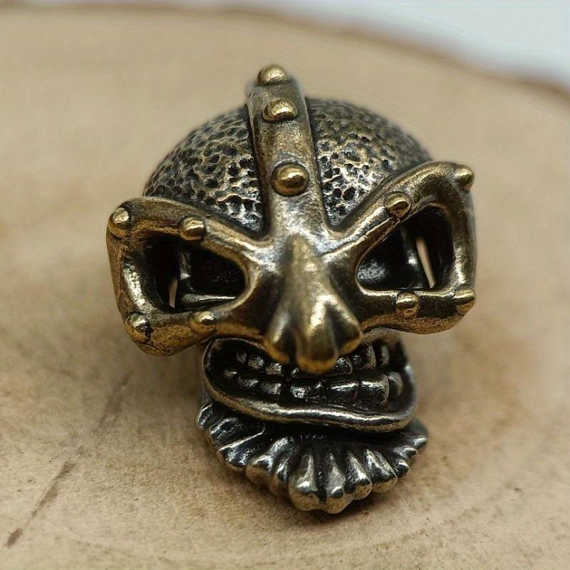 Warrior Skull Brass Knife Bead DIY Woven Bracelet Lanyard Keychain Pendant Accessories Hangings Charms 1pcs
Warrior Skull Brass Knife Bead DIY Woven Bracelet Lanyard Keychain Pendant Accessories Hangings Charms 1pcs