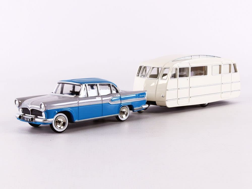 NOREV Simca Vudet Chambord 1958 Enon Trailer House Leman Gray CL5712 & Blue/Princess 1/43
NOREV Simca Vudet Chambord 1958 Enon Trailer House Leman Gray CL5712 & Blue/Princess 1/43
