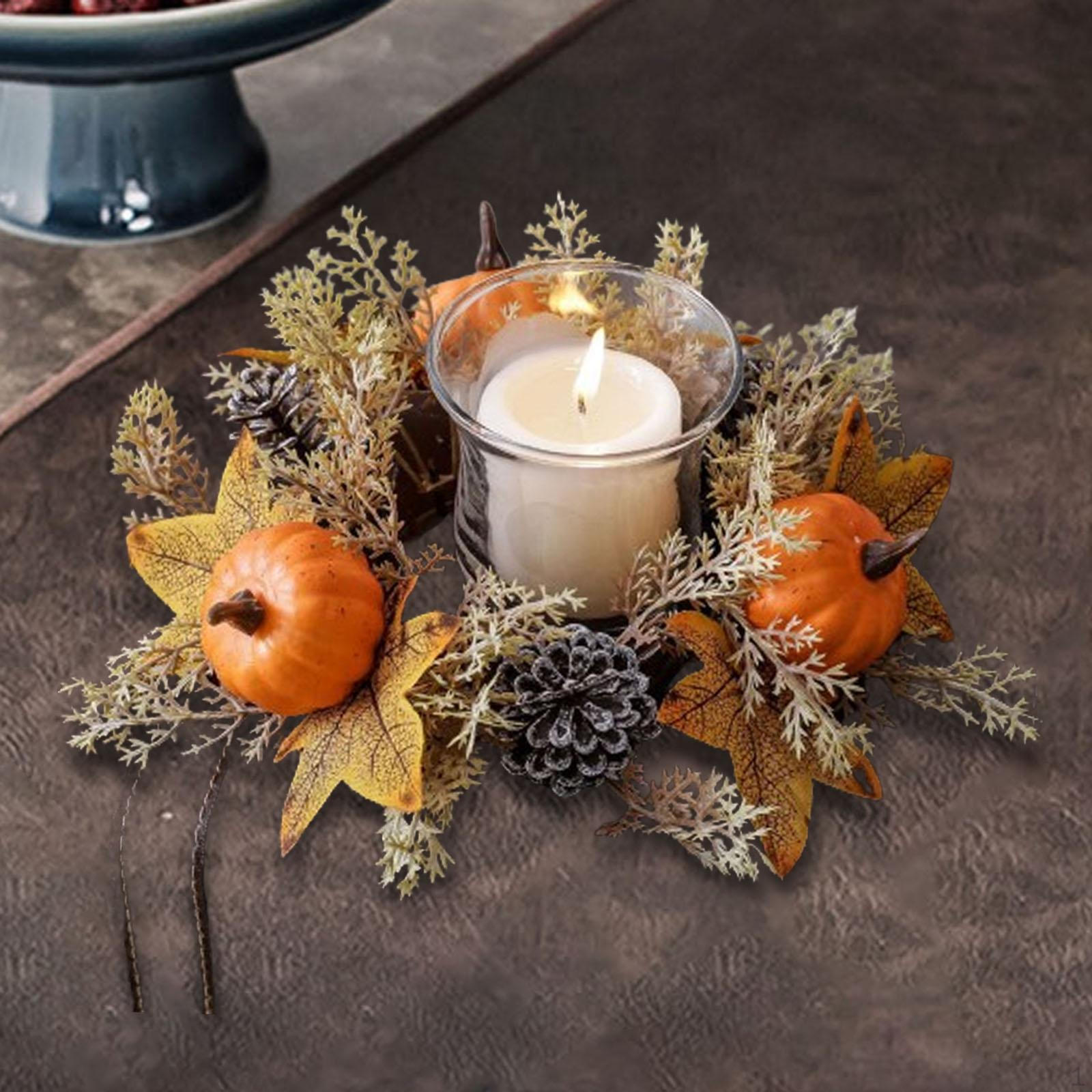 Autumn Harvest Candle Holder with Festive Pumpkin Decor помаранчевий
Autumn Harvest Candle Holder with Festive Pumpkin Decor помаранчевий