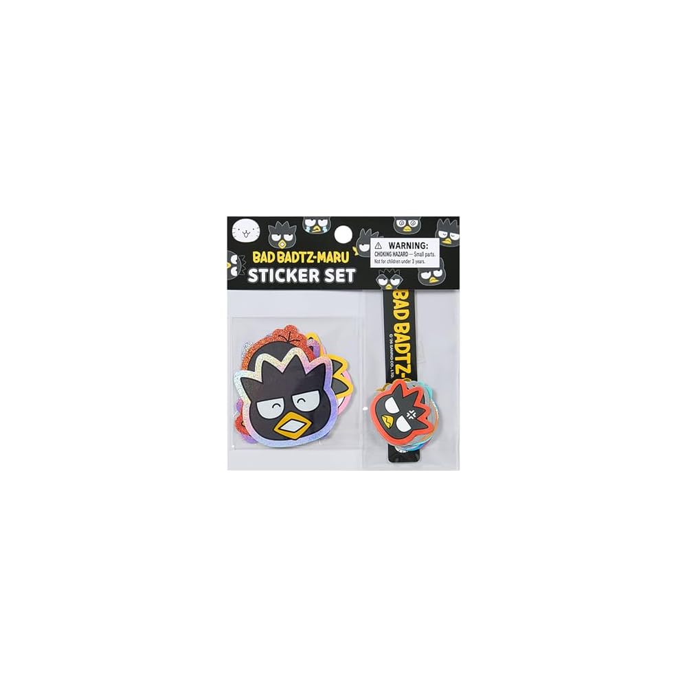 Sanrio Hangyodon Bad Badtz-Maru Sticker Set Funny Face Design Ages 3 and Up
Sanrio Hangyodon Bad Badtz-Maru Sticker Set Funny Face Design Ages 3 and Up