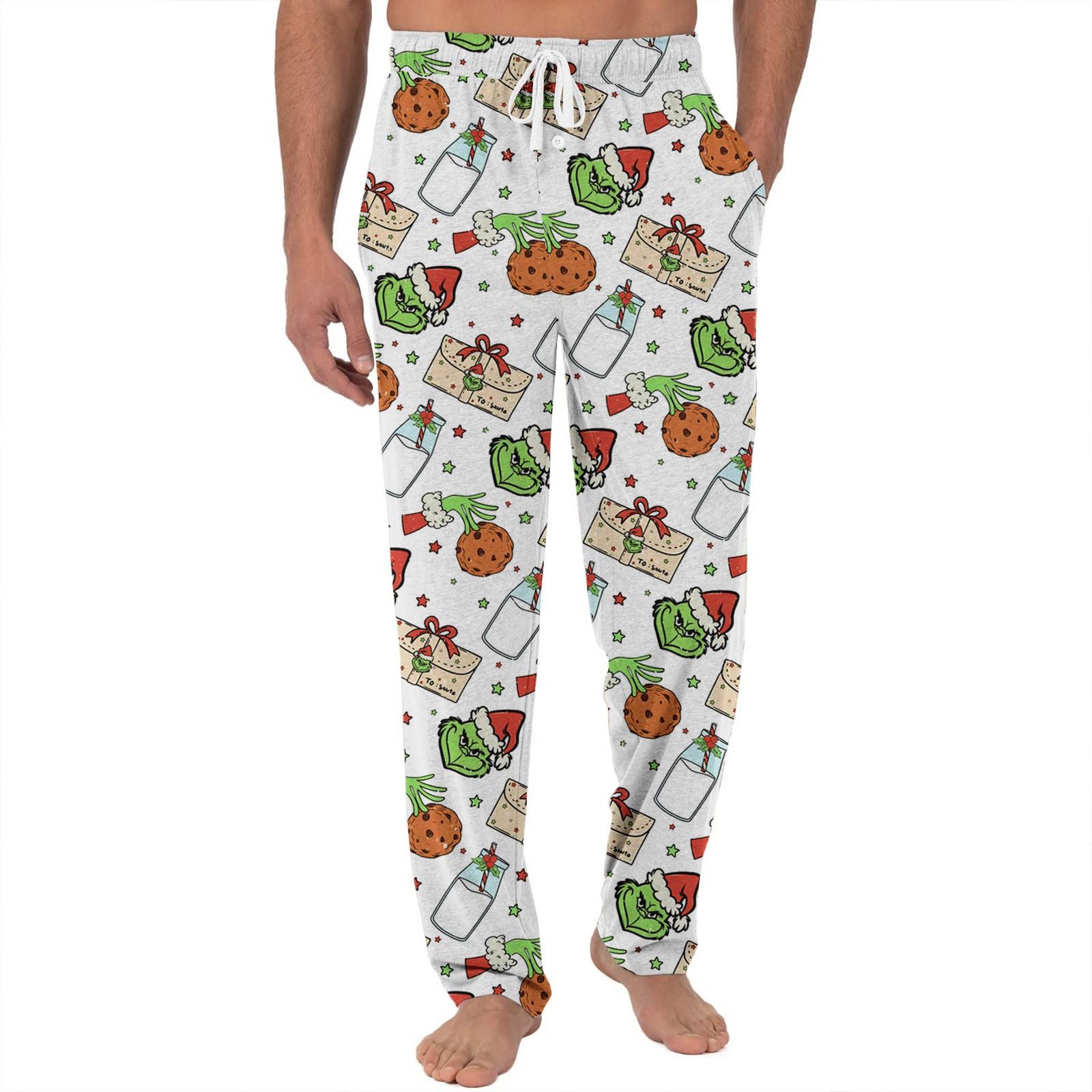 Мужские трикотажные модные повседневные брюки с напечатанным карманом, пижамные брюки XXL белый
Мужские трикотажные модные повседневные брюки с напечатанным карманом, пижамные брюки XXL белый