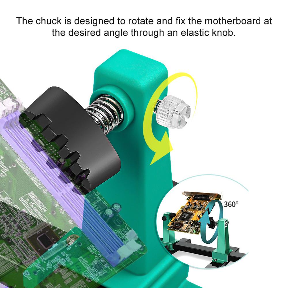 Motherboard Pcb Holder Clamping Kit Frame Safe Clamp Phone Repair Tools 360 Degree Rotation Adjustable Circuit Board Holder зелёный
Motherboard Pcb Holder Clamping Kit Frame Safe Clamp Phone Repair Tools 360 Degree Rotation Adjustable Circuit Board Holder зелёный