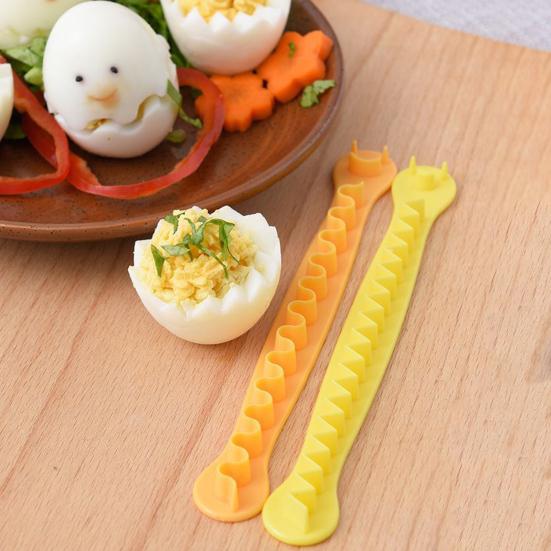 6Pcs Egg Slicer with Dual Blades Flower & Geometric Shape Cutter for Hard Boiled Eggs BPA-Free Plastic Kitchen Gadget for Salads Bento Box
6Pcs Egg Slicer with Dual Blades Flower & Geometric Shape Cutter for Hard Boiled Eggs BPA-Free Plastic Kitchen Gadget for Salads Bento Box