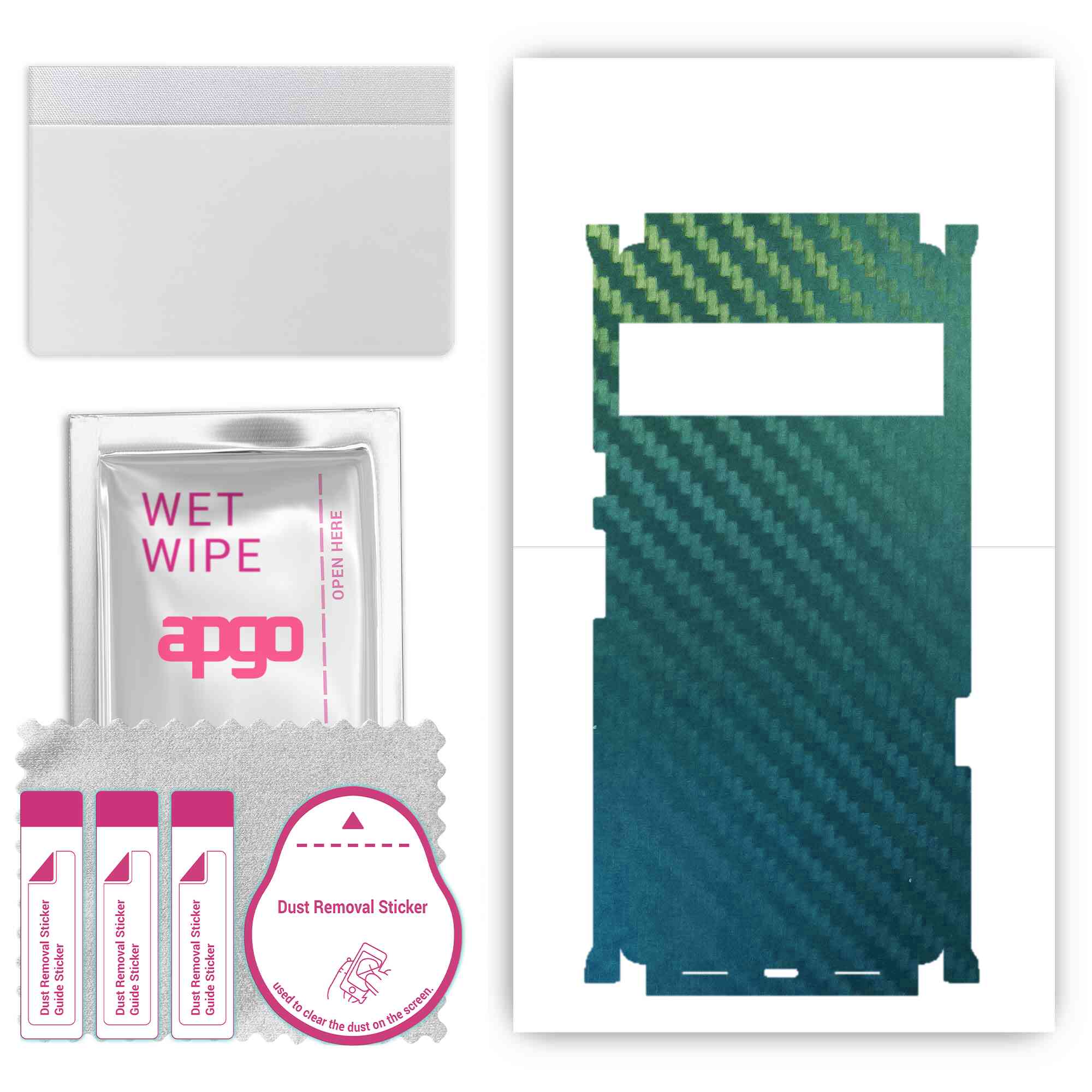 Apgo Protective Skin Sticker for the back+sides compatible with Google Pixel 6 Pro, Full Wrap Film, Foil, Vinyl - Pattern Carbon Chameleon CAKA1
Apgo Protective Skin Sticker for the back+sides compatible with Google Pixel 6 Pro, Full Wrap Film, Foil, Vinyl - Pattern Carbon Chameleon CAKA1